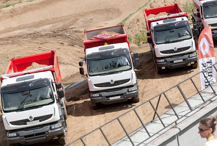 Тест-драйв новых моделей грузовиков Renault Trucks